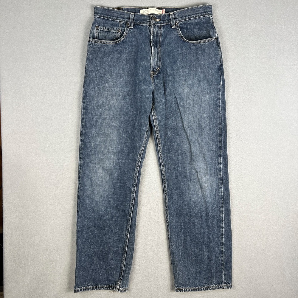 VTG Levis 569 Jeans Mens 34x34 (Fit 34x31) Loose Straight Fit Faded Baggy Y2K